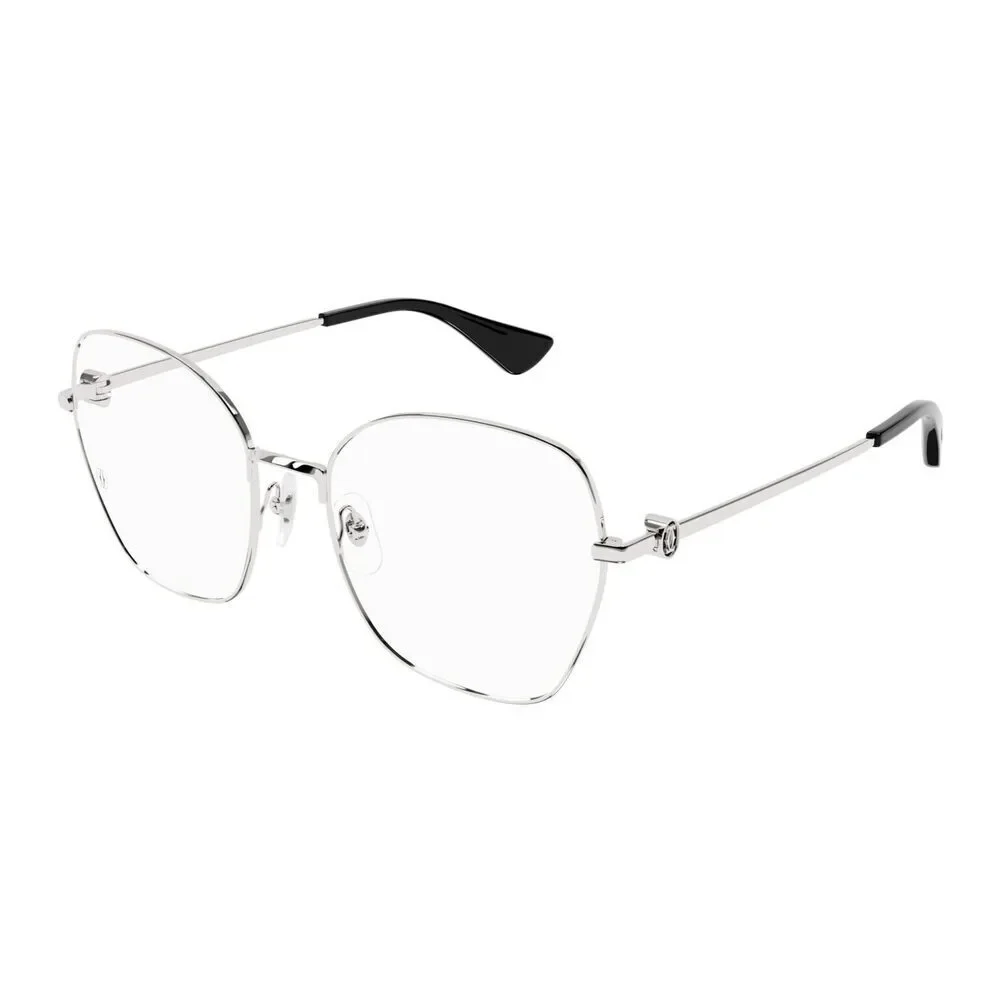 Cartier CT0413o-002 Eyeglasses Silver Metal